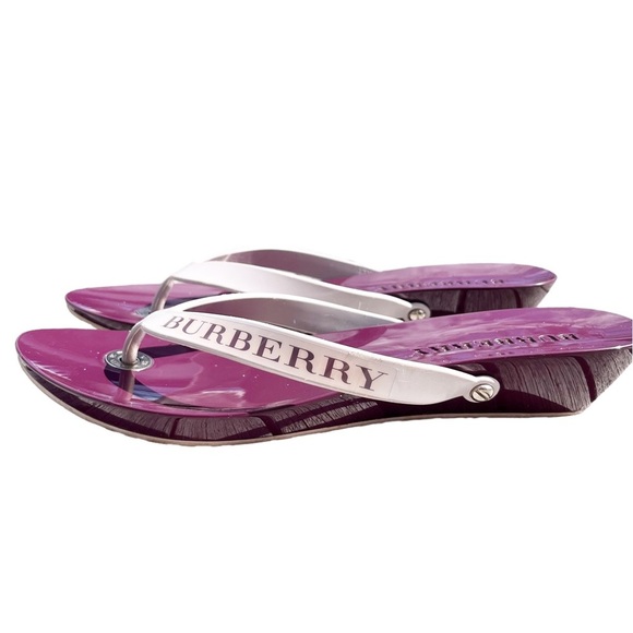 Burberry Wedge Sandals - Picture 1 of 16
